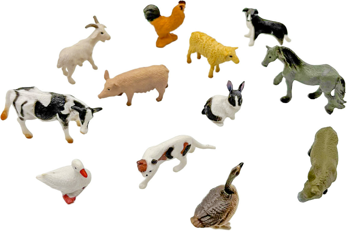 Set educativ animale domestice cu proiector și figurine [4]