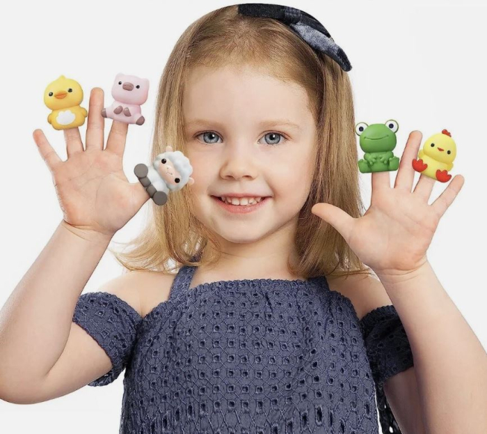 Set educativ montessori de sortat și ordonat „De-a v-ați ascunselea” cu animăluțe de la fermă [3]