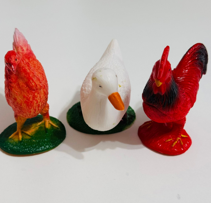 Set figurine educative – 12 animale de la fermă multicolore [2]