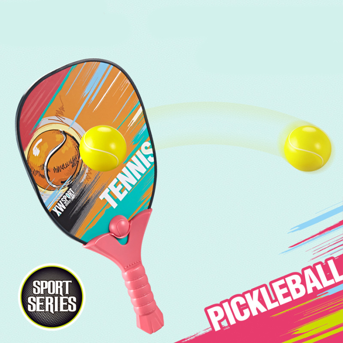 Set palete pickleball pentru copii cu 3 piese și design ergonomic pentru joacă activă [4]