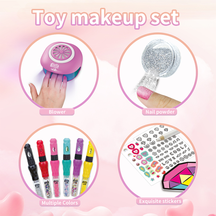 Set pictură pentru unghii, cu accesorii – multicolor [2]