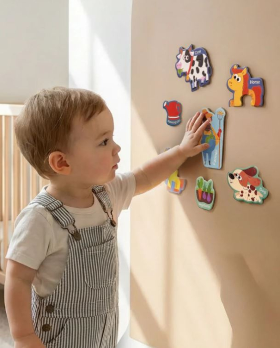 Set puzzle magnetic – Animale de la fermă [4]