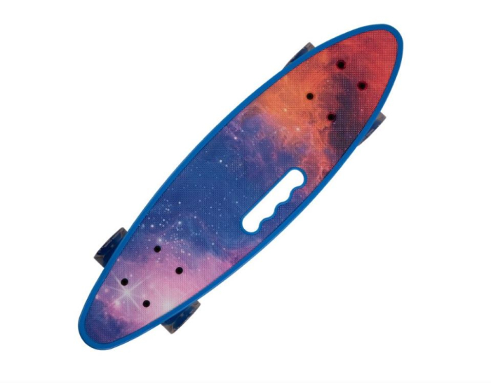 Skateboard tip Mini Cruiser cu mâner - Model Galaxy Storm [2]