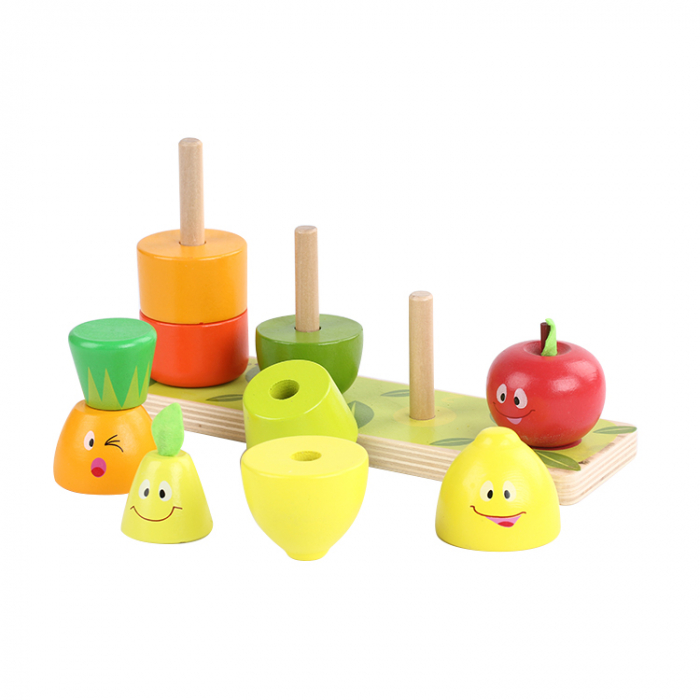Sortator fructe si legume din lemn – Montessori copii 2 ani [4]