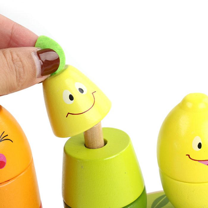 Sortator fructe si legume din lemn – Montessori copii 2 ani [2]