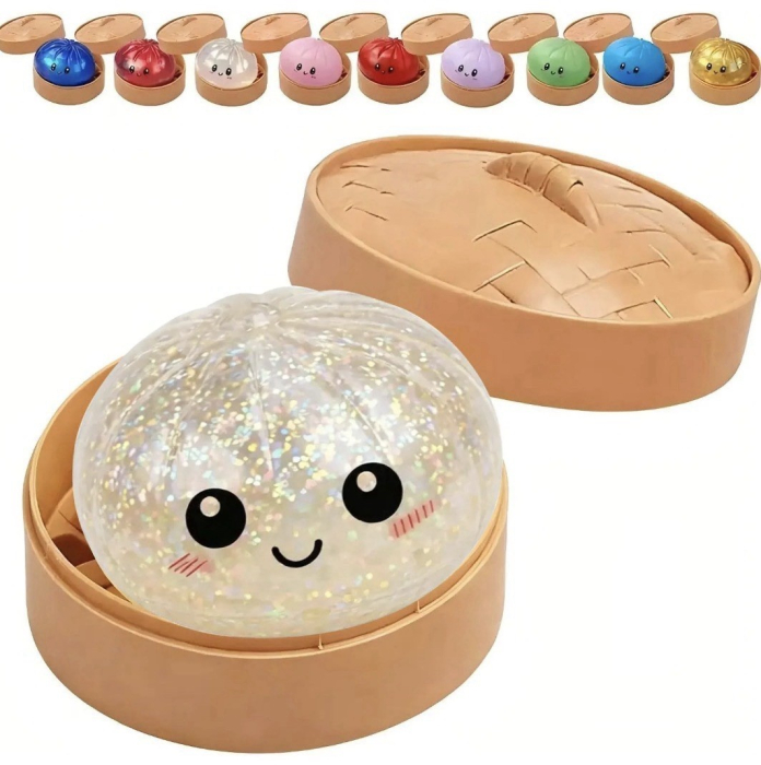 Squishy Dumpling Mystery Box – Mega Pack Surpriză (6 buc) [6]