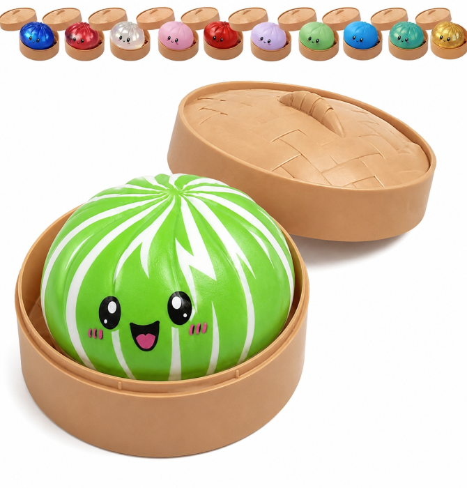 Squishy Dumpling Mystery Box – Trio Surpriză (3 buc) [2]