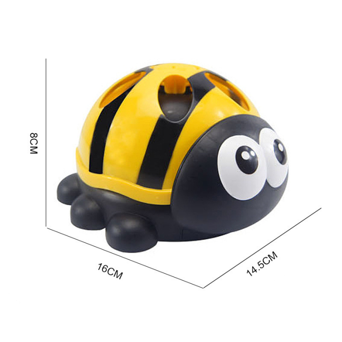 Stropitoare de gradină pentru copii tip buburuză galbenă cu pulverizare [4]