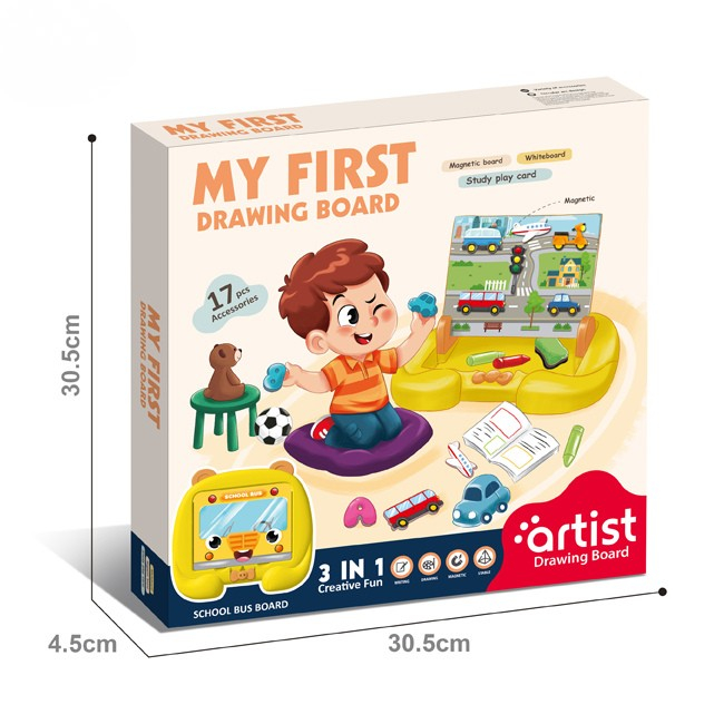 Tăbliță magnetică educativă cu litere și cifre – set interactív pentru copii [3]