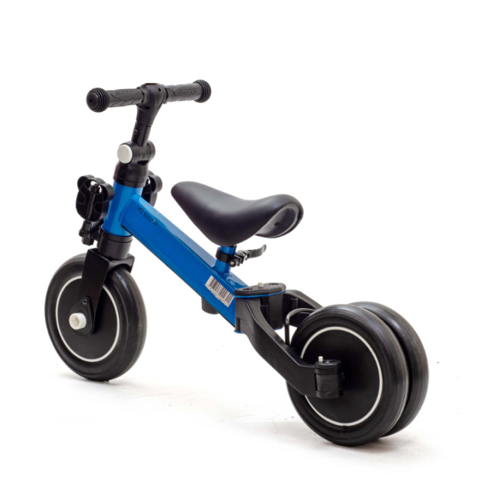 Tricicletă transformabilă în bicicletă fără pedale – albastru [4]