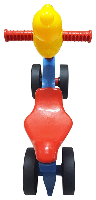 Trotinetă stabilă cu 4 roți pentru copii fără pedale, multicolor [3]