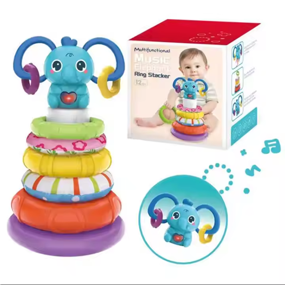 Turn piramidal cu lumini si sunete Elefant [1]