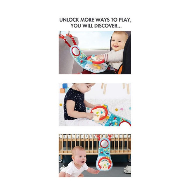 Volan jucarie bebe cu saltea - multifunctionala [3]