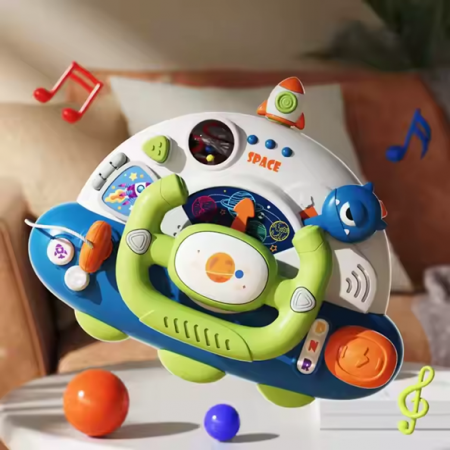 Volan interactiv cu lumini si sunete pentru copii [1]
