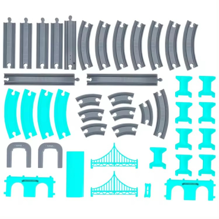 Circuit trenulet electric interactiv – 92 piese 3+ [3]
