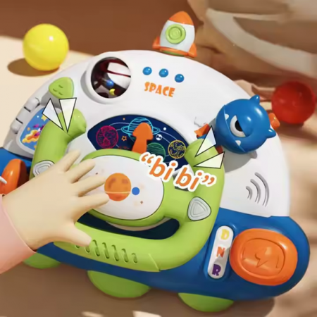 Volan interactiv cu lumini si sunete pentru copii [3]