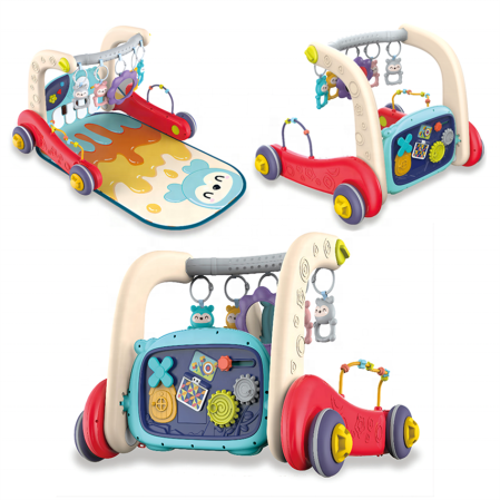 Toate jucariile - Antemergator si saltea cu centru de activitati pentru bebelusi 0-9 luni – multifunctional