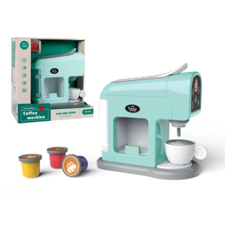 Cadouri dupa Buget - Aparat de cafea jucărie cu lumini, sunete și 3 capsule