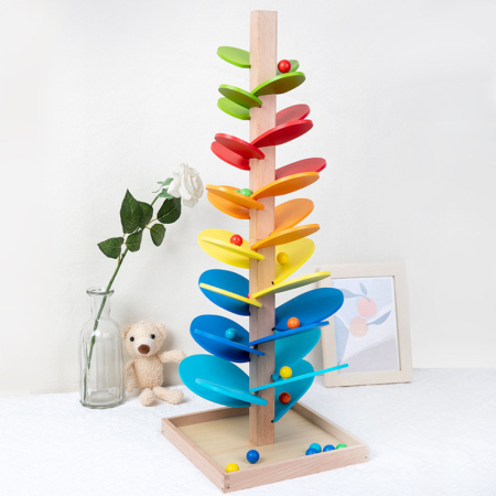 Arbore Montessori din Lemn Muzical – Copacul Rainbow [1]