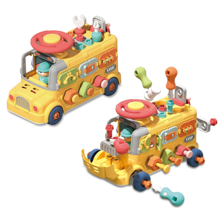 Cadouri de Sarbatori - Autobuz educativ multifuncțional Ludiro – 43 accesorii