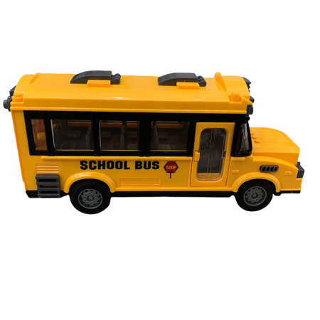 Autobuz școlar de jucărie cu telecomandă si lumini 4+ [3]