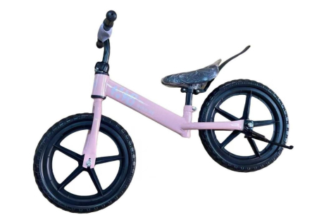 Trotinete & Triciclete pentru Copii - Bicicletă de echilibru fără pedale – roți cauciuc 14 inch (roz)
