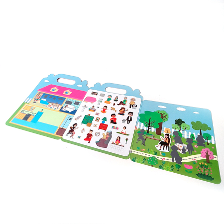 Busy Book - Carte educativă interactivă Montessori cu activități multiple [4]