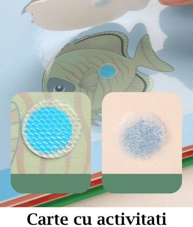 Carte cu activități Quiet Book cu stickere reutilizabile | ZuKiToys.ro [3]