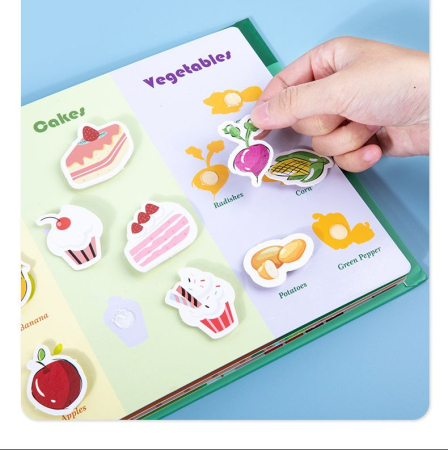 Carte cu activități Quiet Book cu stickere reutilizabile | ZuKiToys.ro [2]