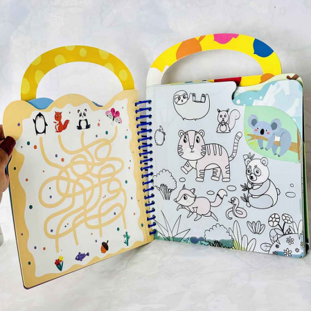 Carte de colorat cu apă „Magic Water Painting – Animal” [1]