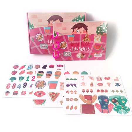 Carte educativă reutilizabilă Busy Book – Activități zilnice [2]