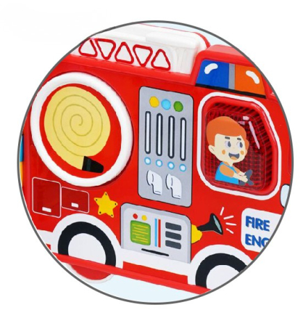 Carte interactivă în formă de mașinuță – cu lumini și sunete 12+ [3]