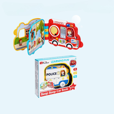 Cadouri dupa Buget - Carte interactivă în formă de mașinuță – cu lumini și sunete 12+