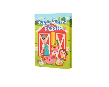 Toate Jucariile pentru Copii - Puzzle magnetic tip carte - Ferma animalelor