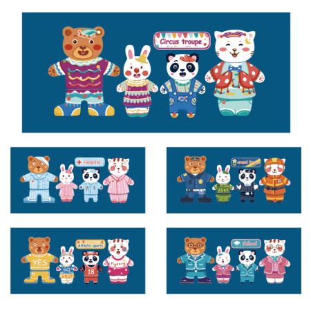 Carte Puzzle Magnetică cu Animale – 52 piese [2]