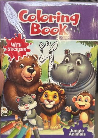 Jucarii sub 50 lei - Carti de colorat cu stickere - diverse modele
