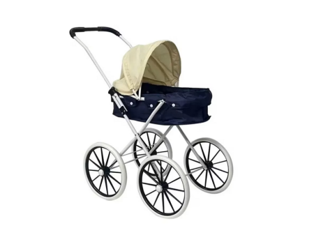 Cadouri dupa Buget - Cărucior pliabil pentru păpuși cu roți mari și parasolar detașabil - albastru
