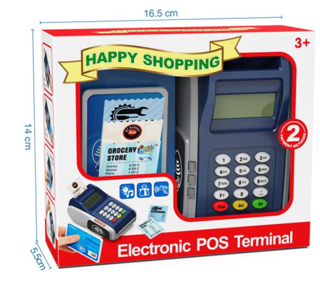 Casă de marcat interactivă pentru copii cu terminal POS și accesorii [3]