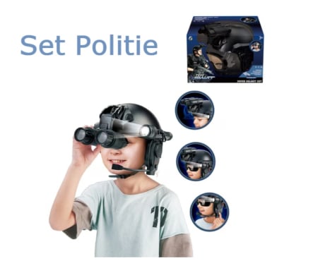 Cască militară/politie de joacă – Echipament tactic cu lanternă, microfon și sunet [1]