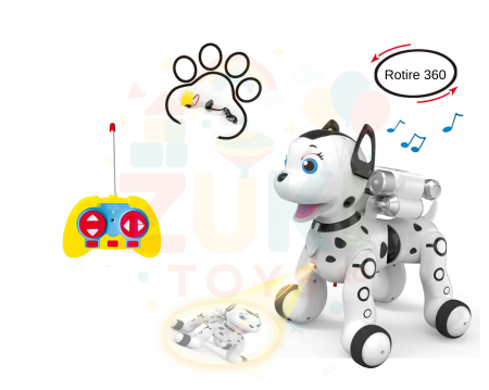 Jucarii pentru Fete - Catelul Robot Puppy cu Telecomanda - Jucarie Interactiva 3+