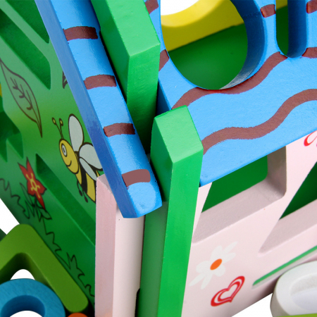 Centru de activitati din lemn – jucarie Montessori pentru invatare timpurie [1]