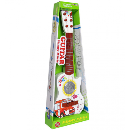 Cadouri Aniversare - Chitară pentru copii cu 6 corzi, melodii și lumini, 4 ani+