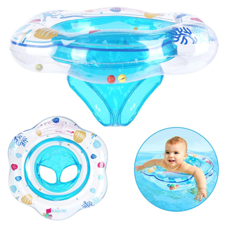 Colac de inot pentru bebeluși cu chiloțel ( albastru ) [1]