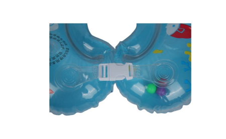 Colac gonflabil pentru gât bebeluși pentru băiță și înot în siguranță ( Albastru ) [2]