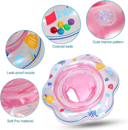 Colac de inot pentru bebeluși cu chiloțel ( roz ) [2]