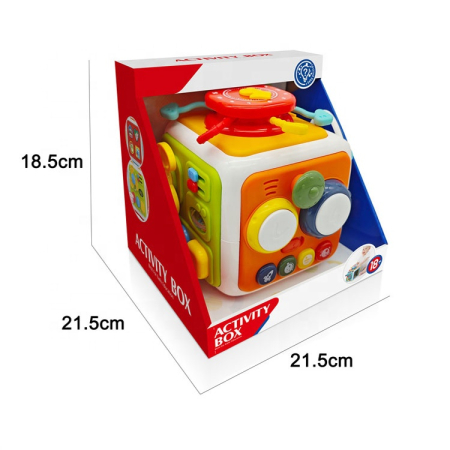 Cub interactiv, multicolor, cu butoane, sunete si lumini [3]