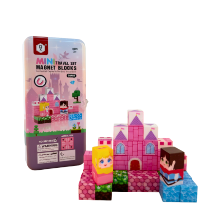 Recomandari Zuki - Blocuri Magnetice 38 Piese Stil Pixel Prințese, STEM 3+ | ZukiToys