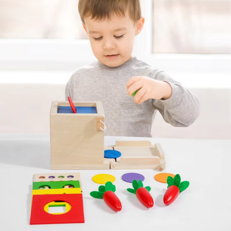 Cutie Montessori 4 în 1 pentru coordonare si motricitate [2]