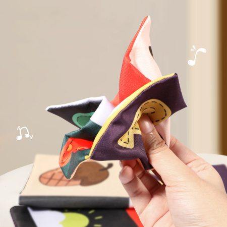 Cutie Senzoriala cu Servetele si Morcovi Textili | ZukiToys [3]