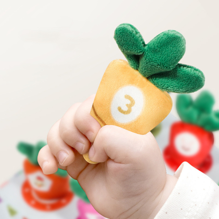 Cutie Senzoriala cu Servetele si Morcovi Textili | ZukiToys [2]